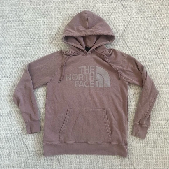 The North Face Women’s Champagne Pink/Purple Outdoors Winter Pullover Hoodie - Picture 1 of 8